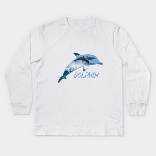 Dolphin Day Kids Long Sleeve T-Shirt
